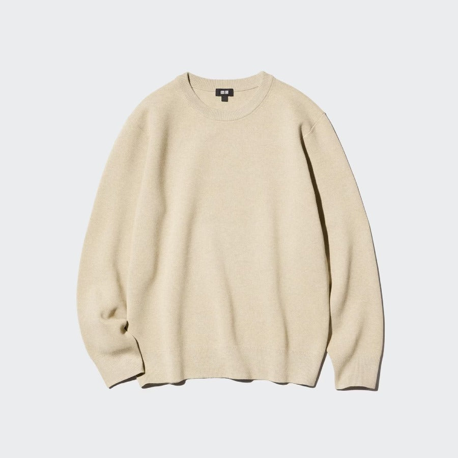 U Washable Milano Rib Crew Neck Sweater 478548 Japan best brand