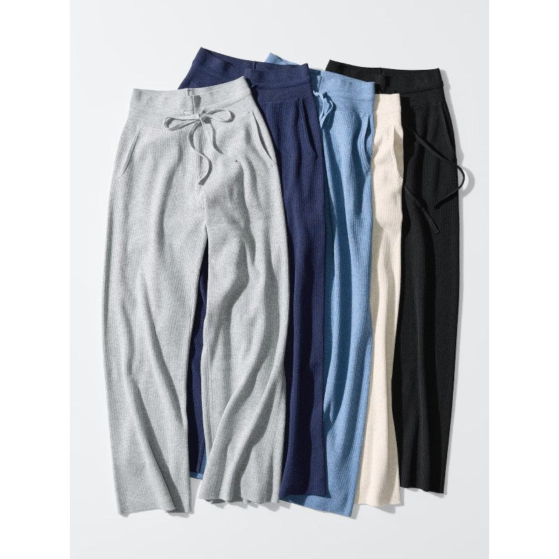 U Washable Knit Rib Pants 478847 / 483301 Japan best brand