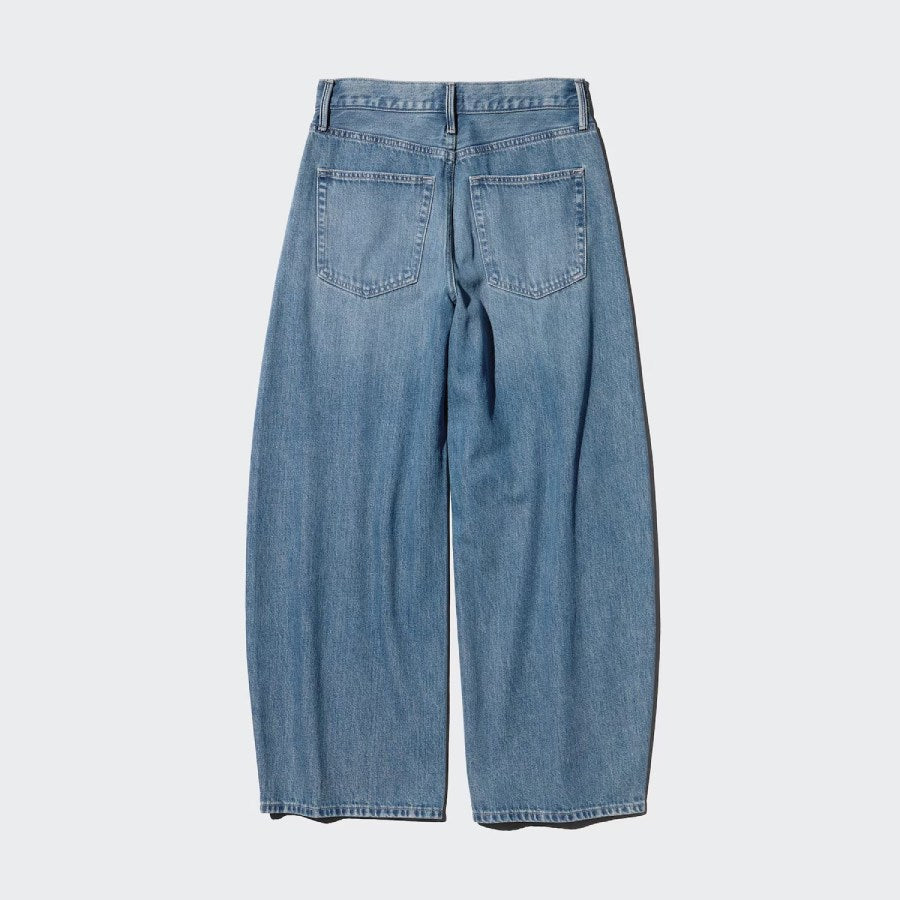 U Baggy Curve Jeans / Short Length 484808 Japan best brand