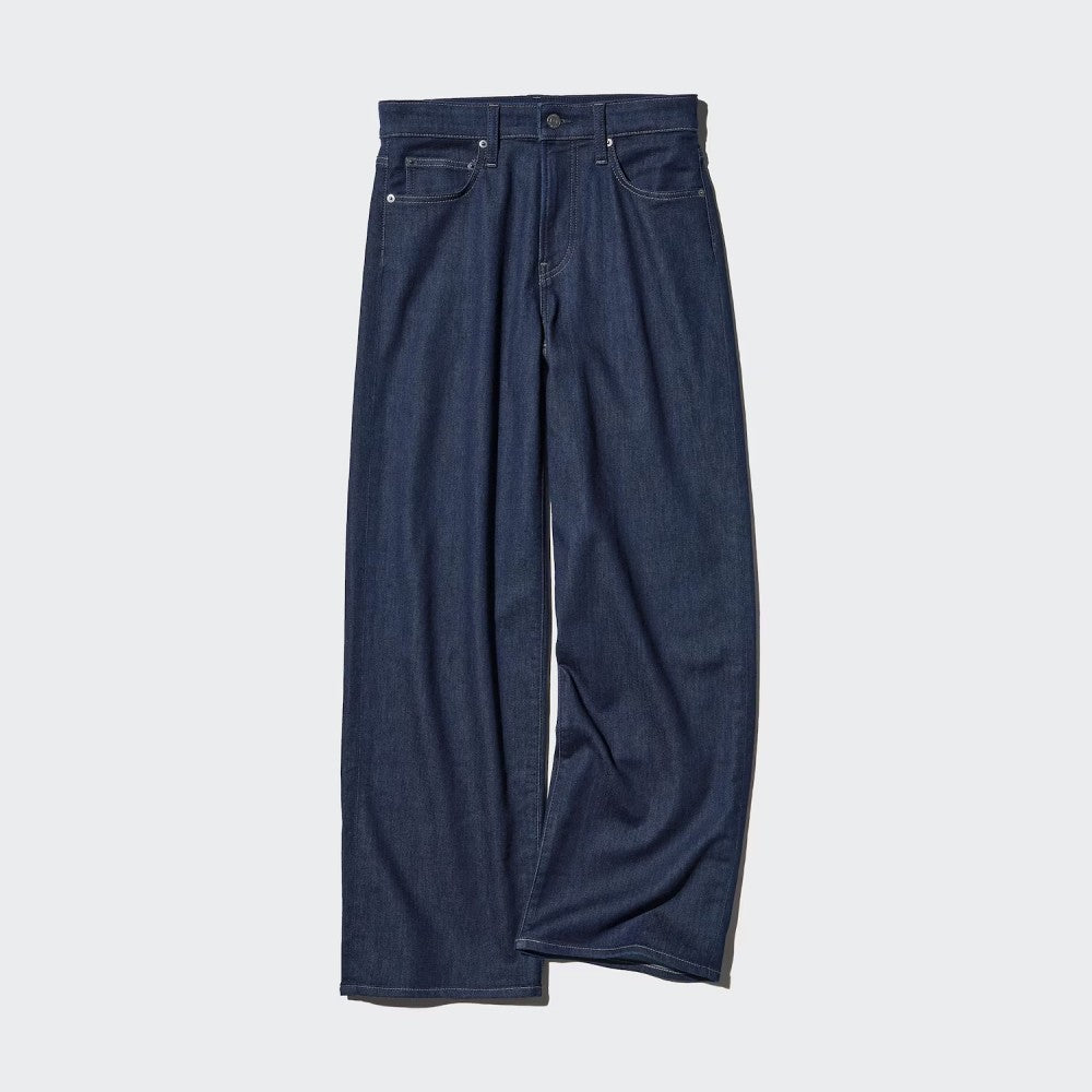 U EZY Wide Straight Jeans 482281 Japan Best Brand