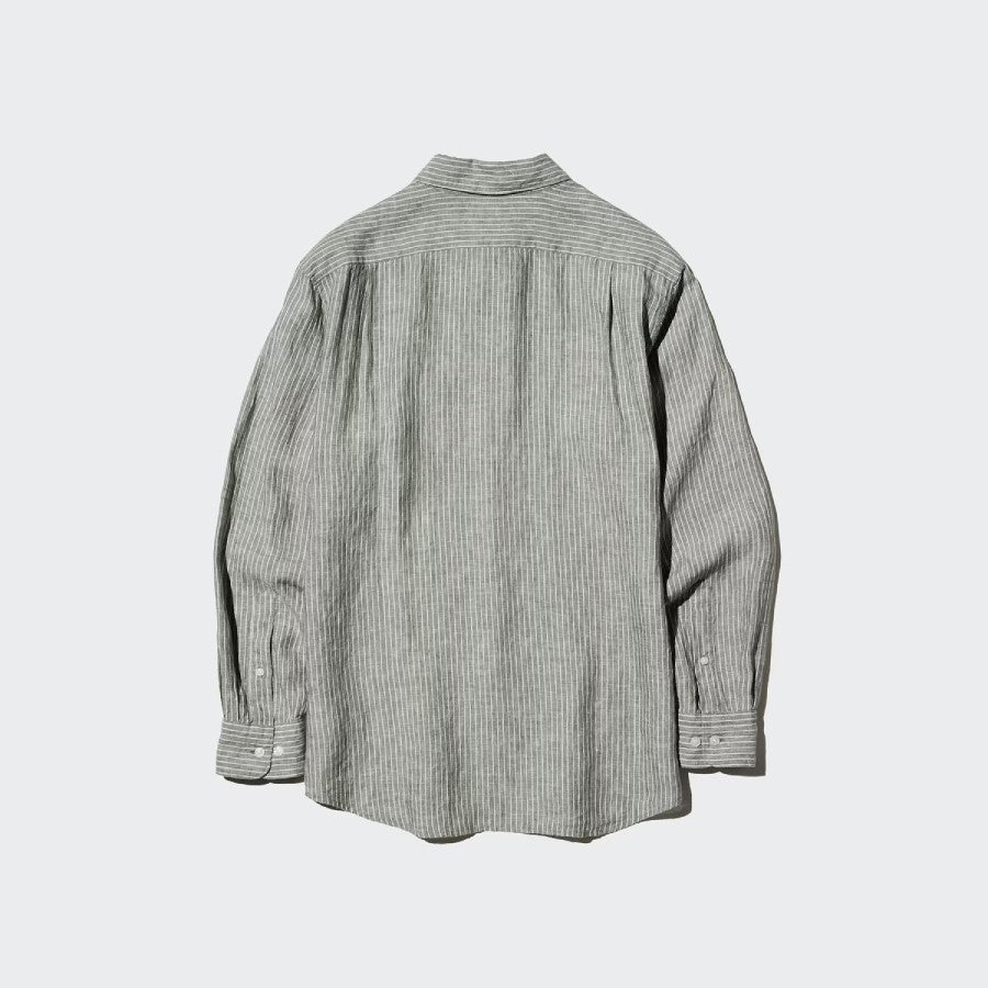 U Premium Linen Shirt / Stripe – 482434 Japan best brand