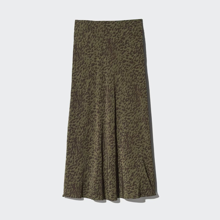 U Rayon Printed Long Skirt 484552 Japan best brand