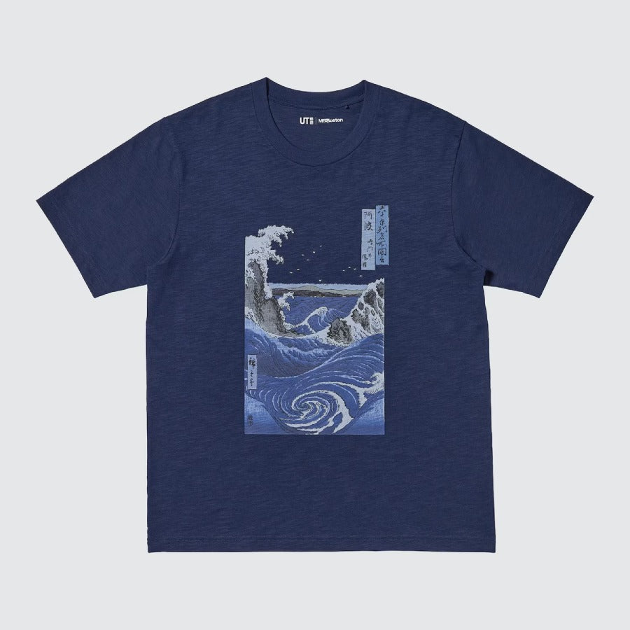 U Ukiyo-e Blue UT 485073 Japan best brand