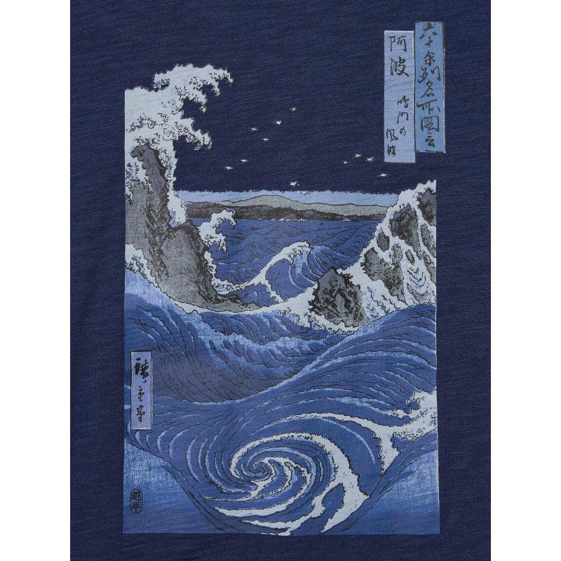 U Ukiyo-e Blue UT 485073 Japan best brand