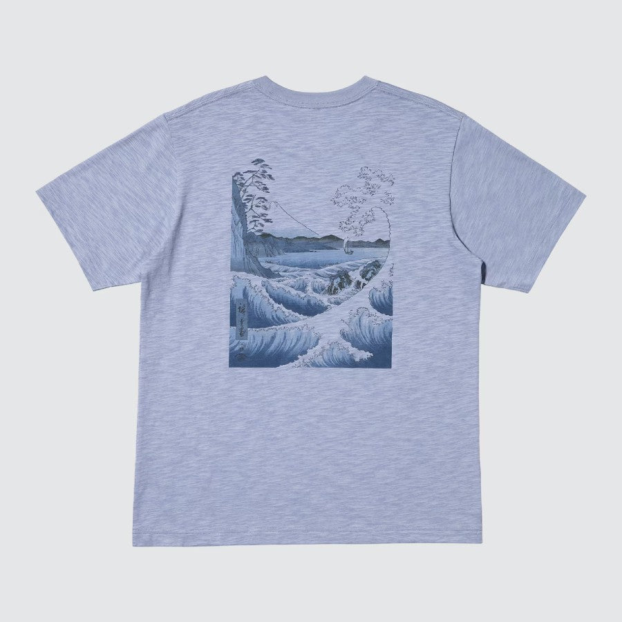 U Ukiyo-e Blue UT 485074 Japan best brand