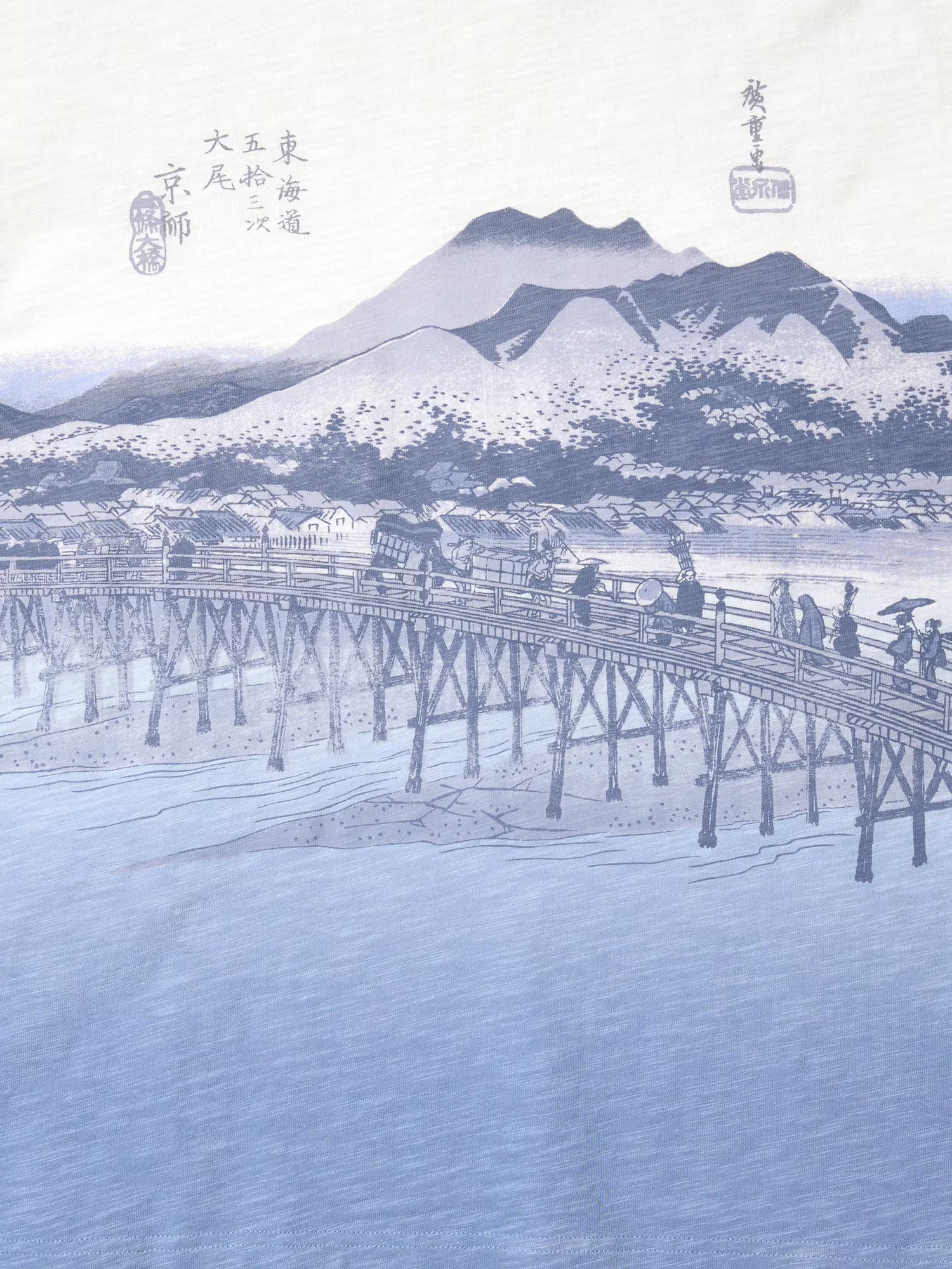 U Ukiyo-e Blue UT 485077 Japan best brand