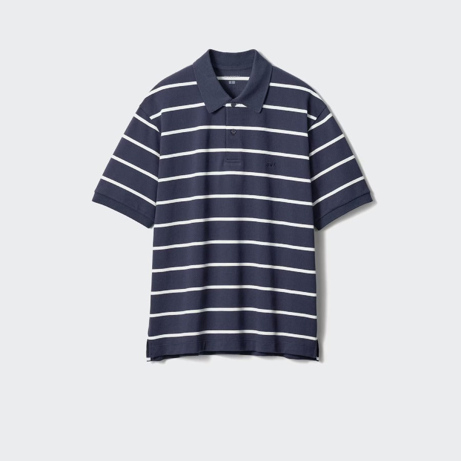 U Dry Kanoko Striped Polo Shirt 485565 (JW A) Japan best brand