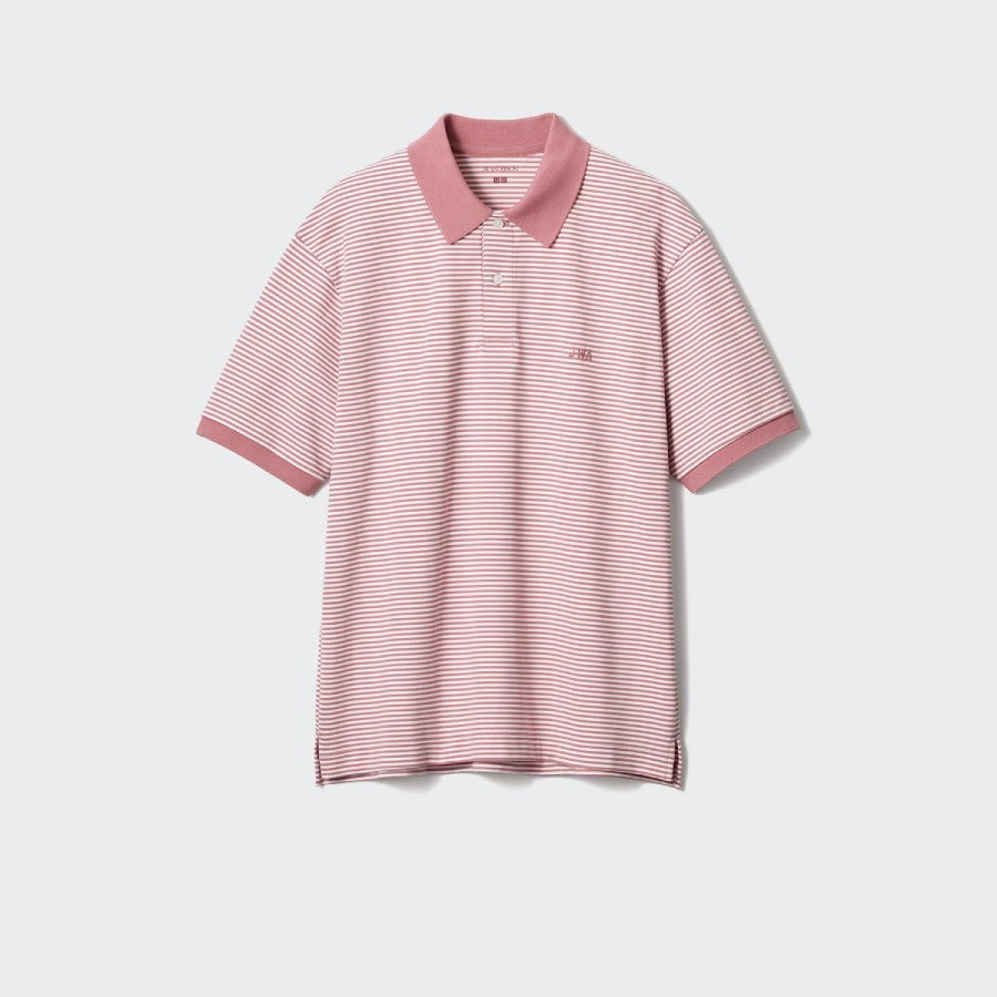 U Dry Kanoko Striped Polo Shirt 485566 (JW A) Japan best brand