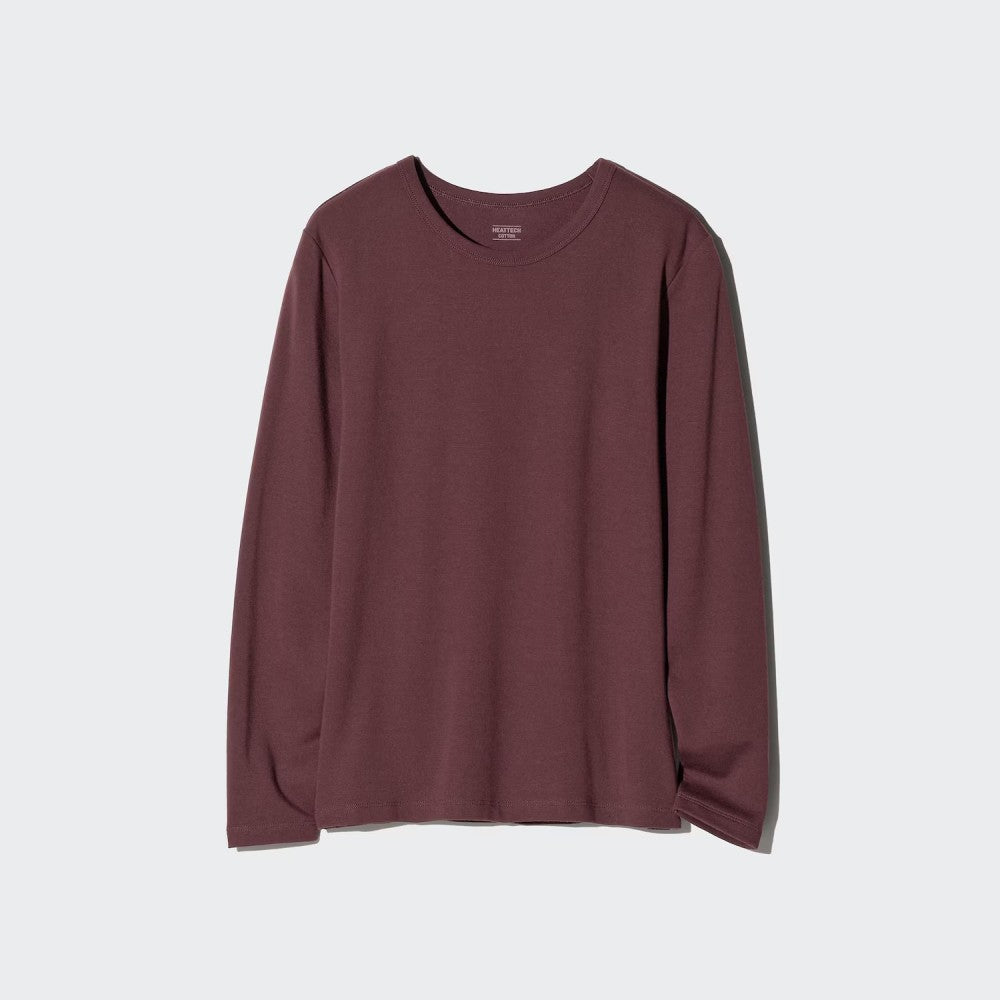 U Ultra Warm Heattech Cotton Crew Neck T 485833 Japan best brand
