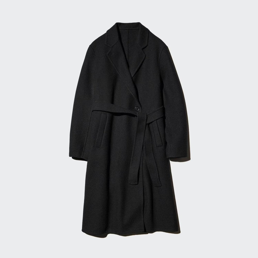 U Double Face Relaxed Long Coat 487423 Japan best brand
