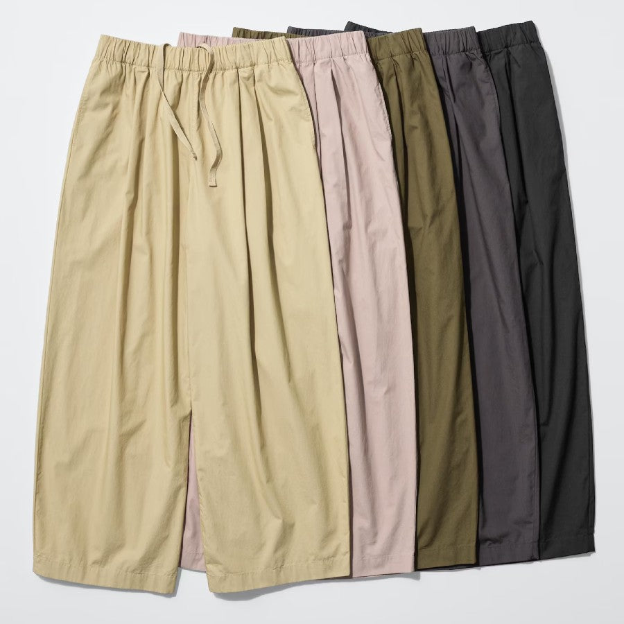 U Cotton Volume Easy Pants 487589 Japan best brand