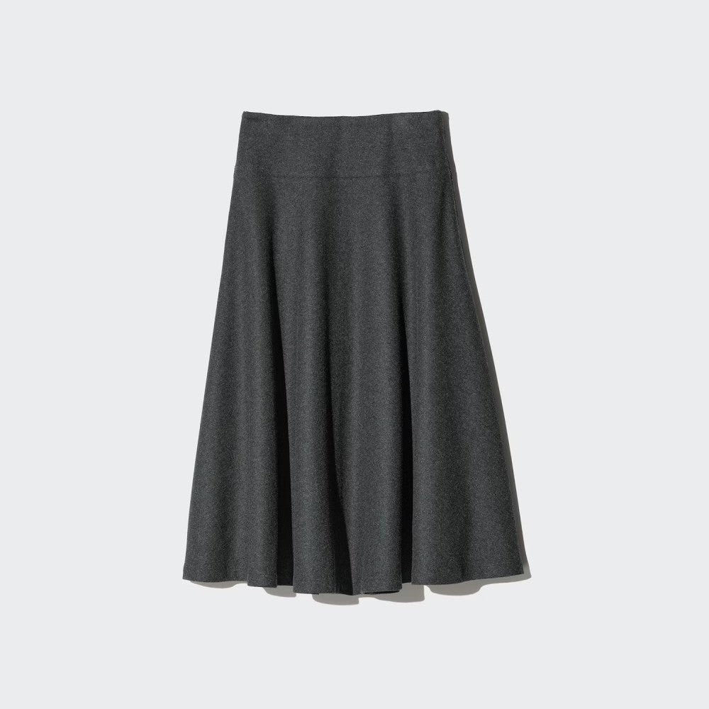 U Brushed Jersey Flared Skirt 487997 Japan best brand