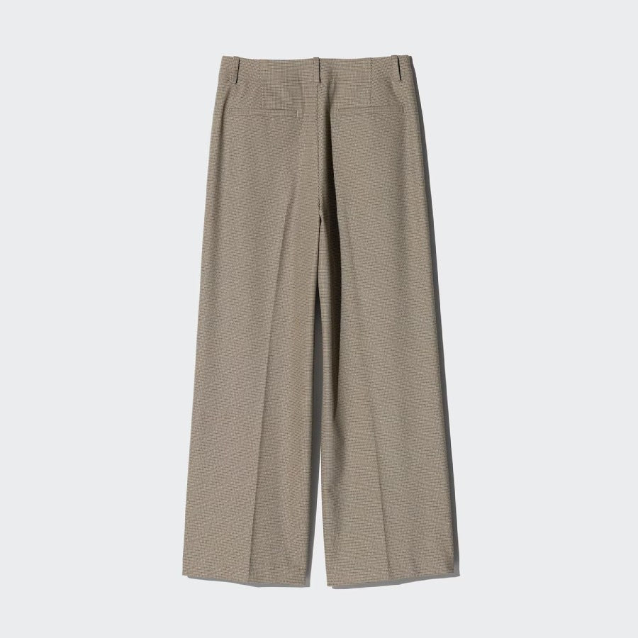 U Smart Wide Straight Pants 489415 Japan best brand