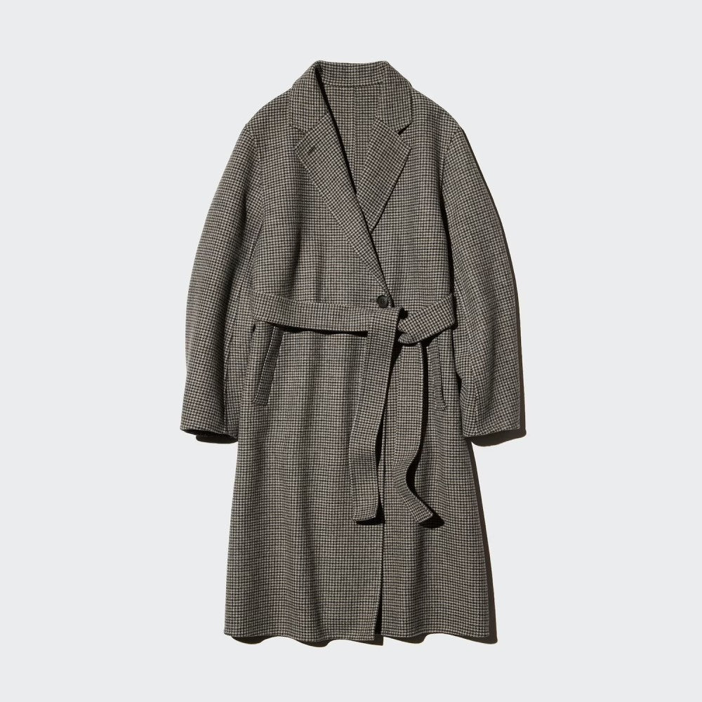 U Double Face Relaxed Long Coat 489431 Japan best brand