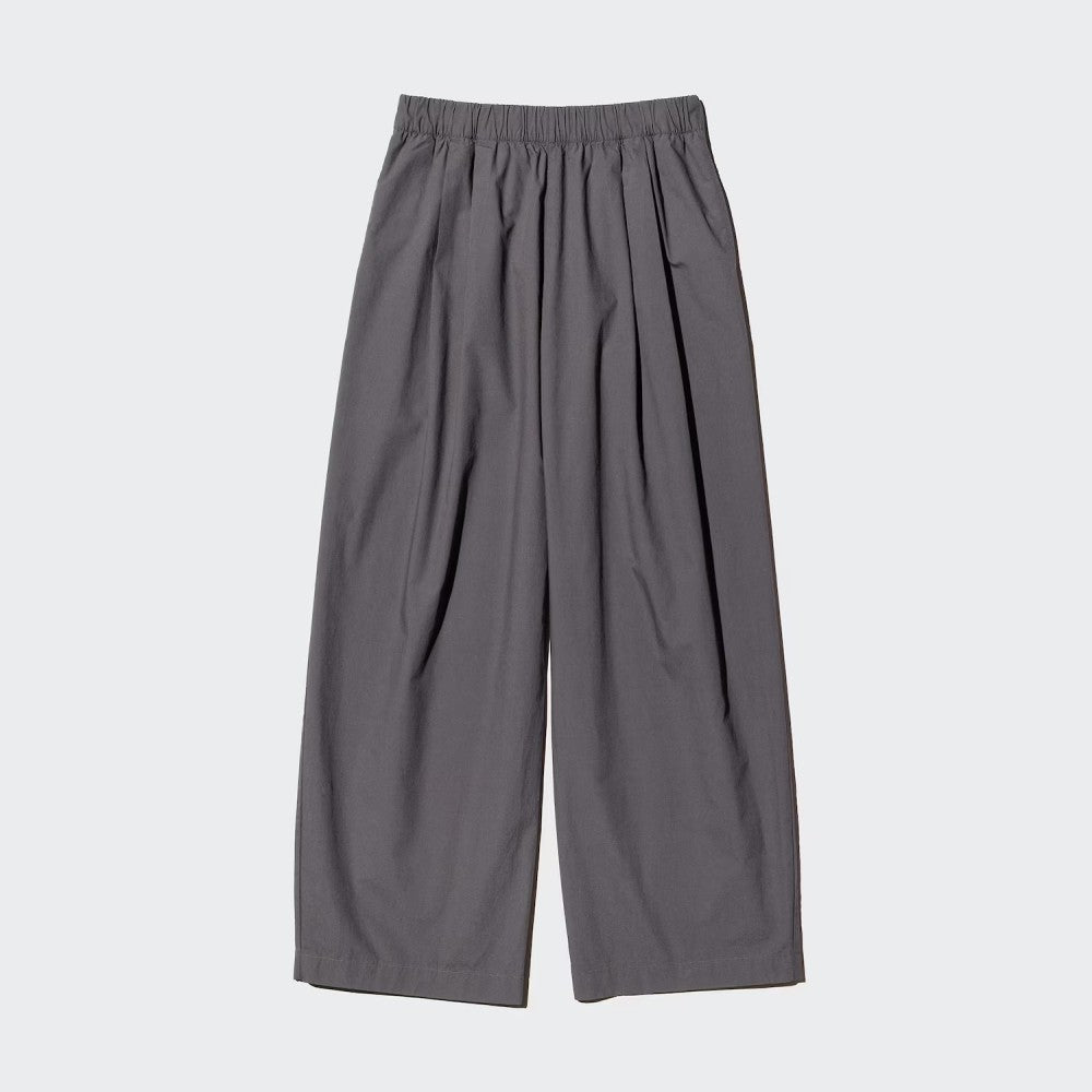 U Cotton Volume Easy Pants (Longer Length) 489684 Japan best brand