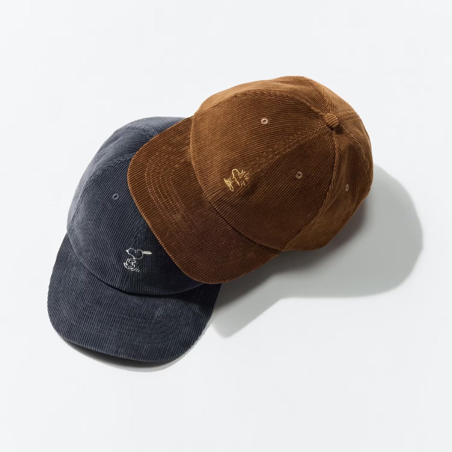 UniQlo Peanuts UV-Cut Corduroy Cap 491143 Japan best brand