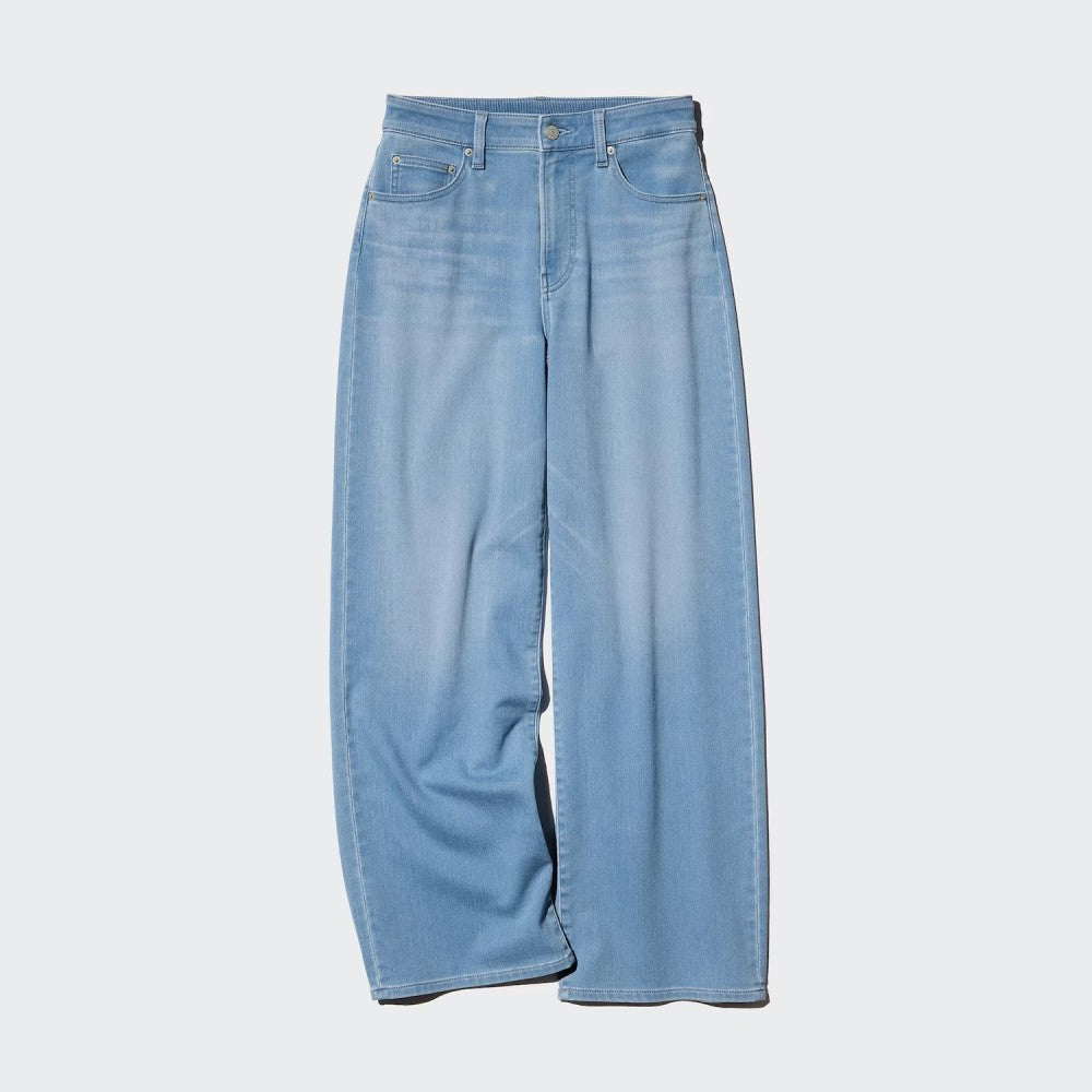 UniQlo EZY Wide Straight Jeans 490995/482281 Japan Best Brand