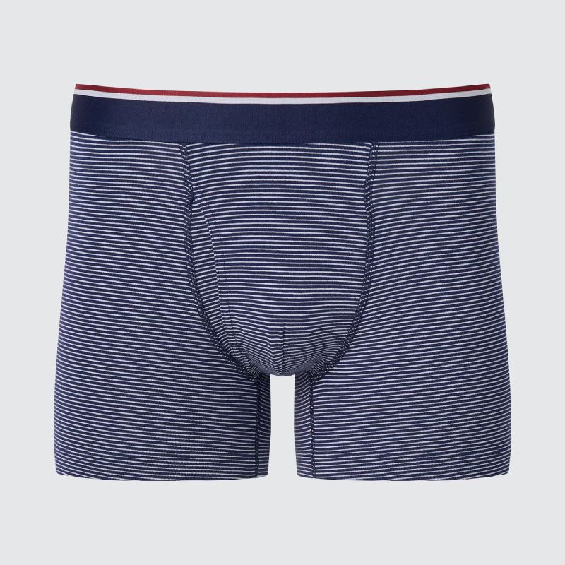 U Cotton Boxer Briefs (With Front Opening) 479497 Japan best brand