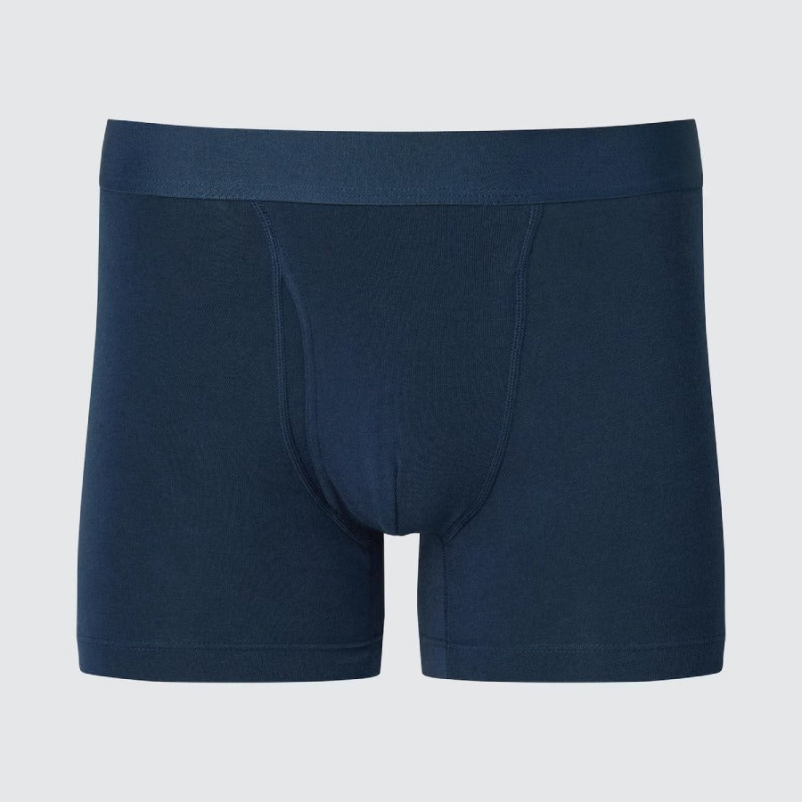 U Cotton Boxer Briefs (With Front Opening) 479495 Japan best brand