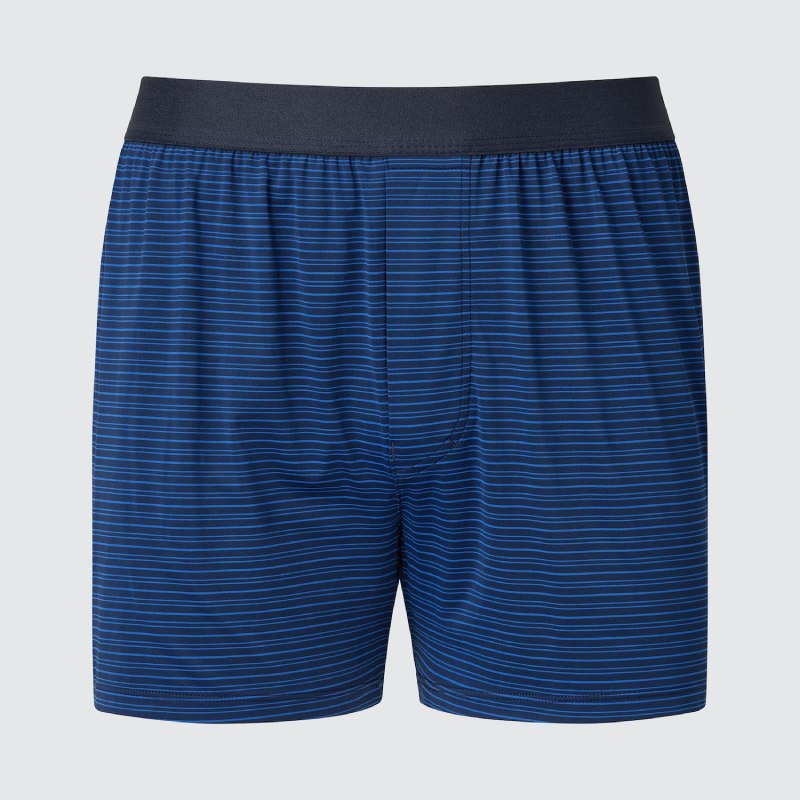 U AIRism Border Trunks (Front Opening) 478798 Japan best brand
