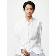 UniQlo Premium Linen Shirt 482431 Japan Best Brand