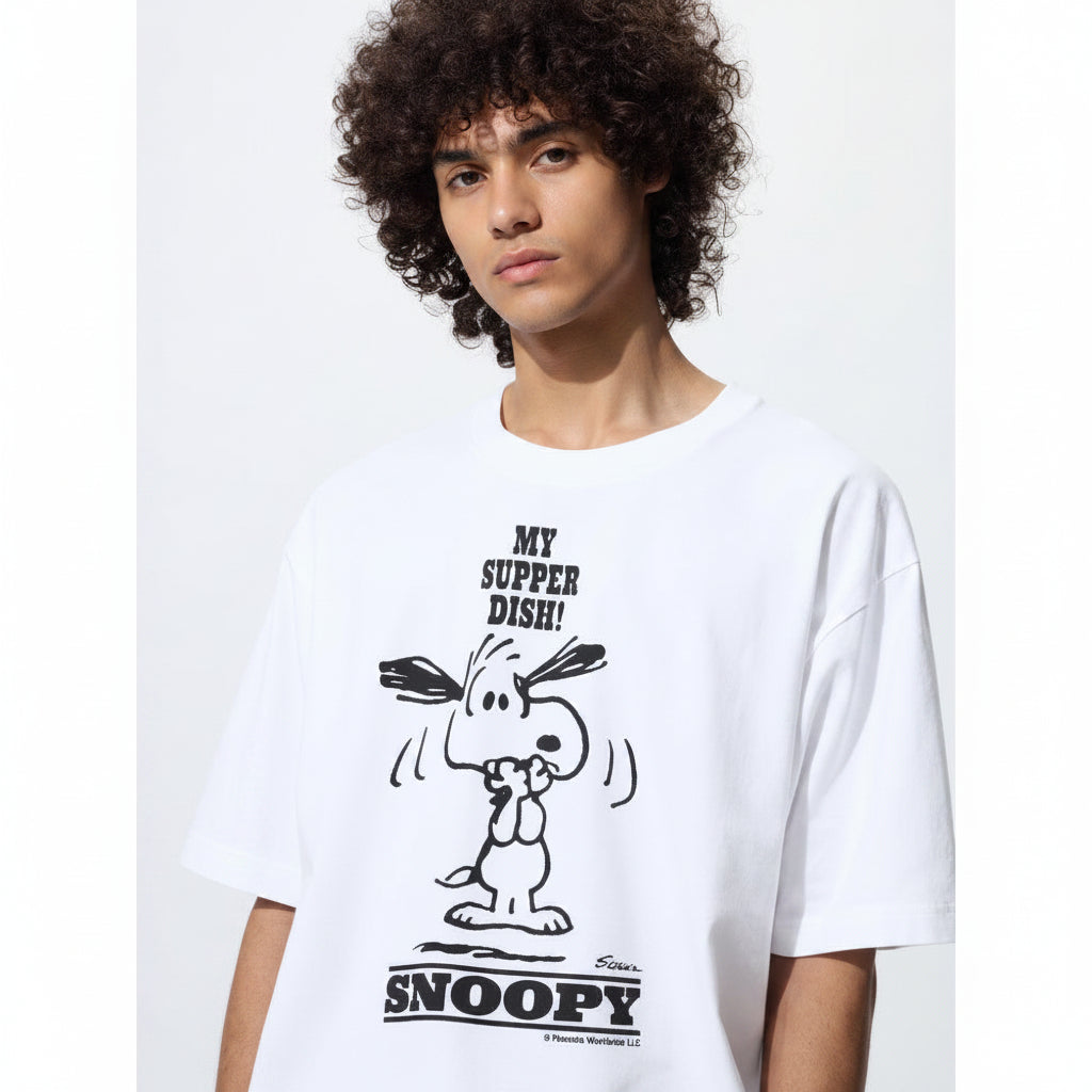 UniQlo Peanuts UT Relax Fit T-Shirt 484765 Japan best brand