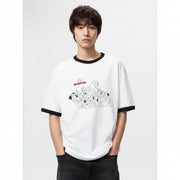 UniQlo Magic for All Icons UT Relax Fit Ringer T-Shirt – 101 Dalmatians 485481 Japan best brand