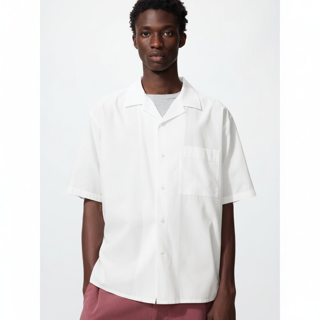 U Open Collar Shirt 487791  japan best brand