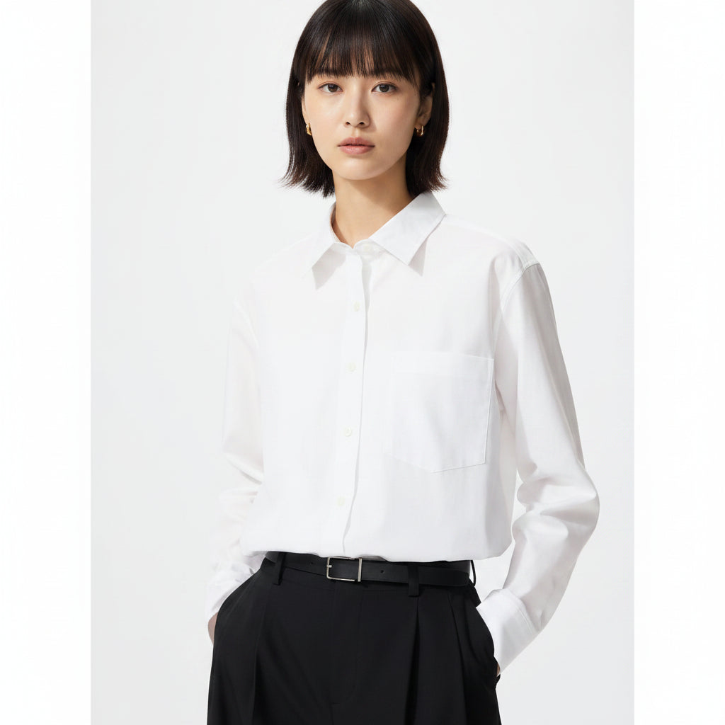 U Cotton Blend Shirt 491293 Japan best brand