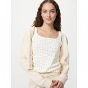 UniQlo Pointelle Tank Top Cherry Print 484228 japan best brand