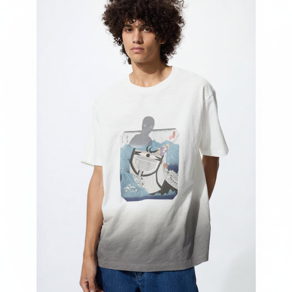 UniQlo Ukiyo-e Black UT 486143 Japan best brand