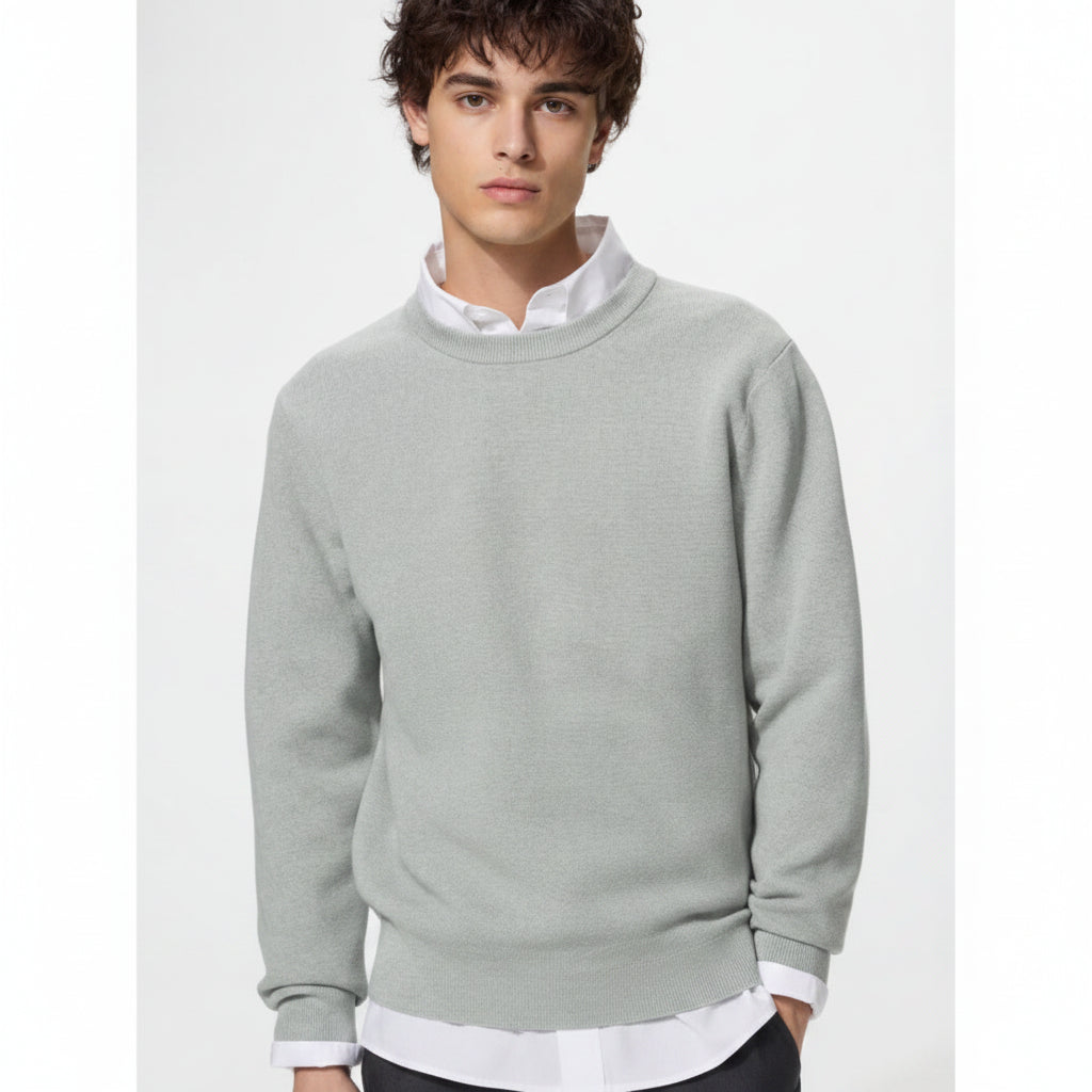 U Washable Milano Rib Crew Neck Sweater 478548 Japan best brand