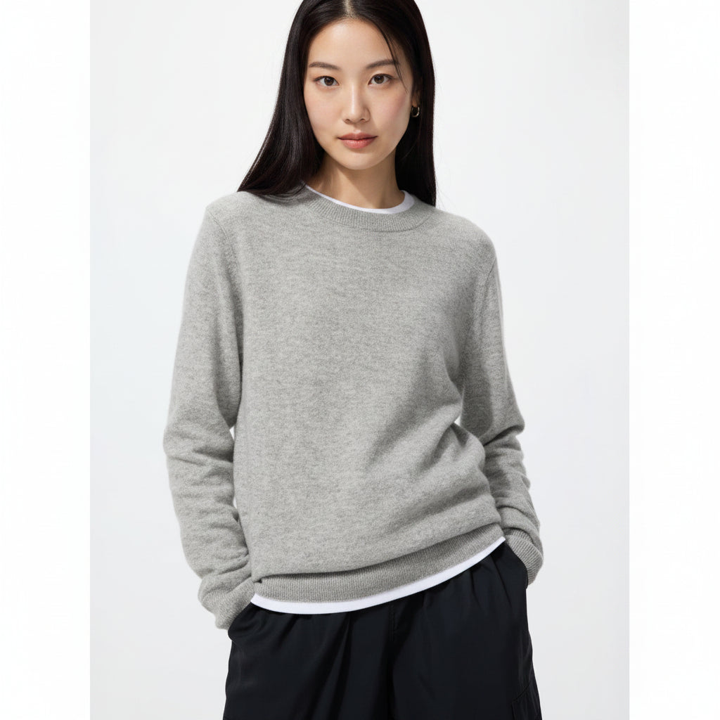 U Cashmere Crew Neck Sweater 485318 Japan best brand