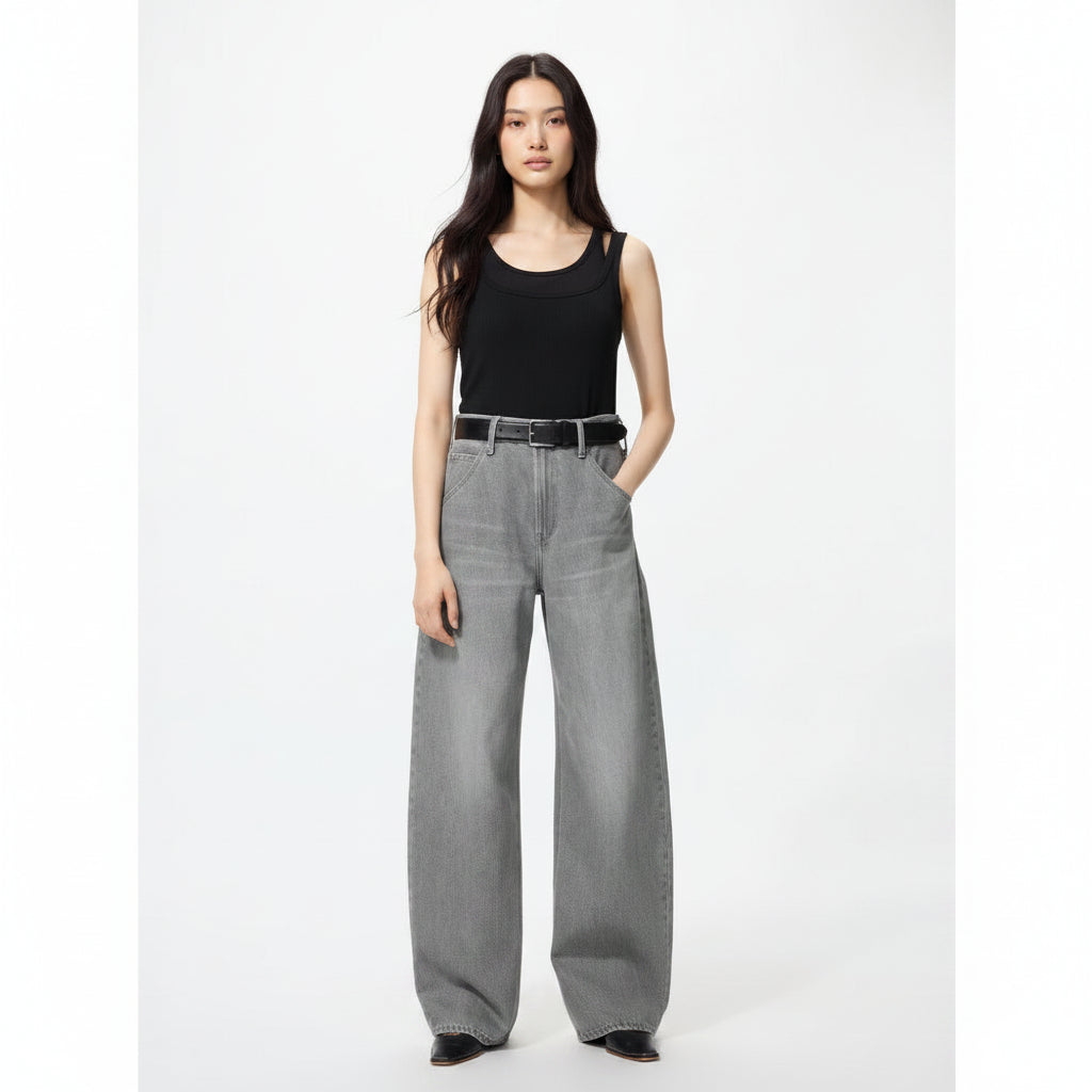 U Baggy Curve Jeans 482280 Japan best brand