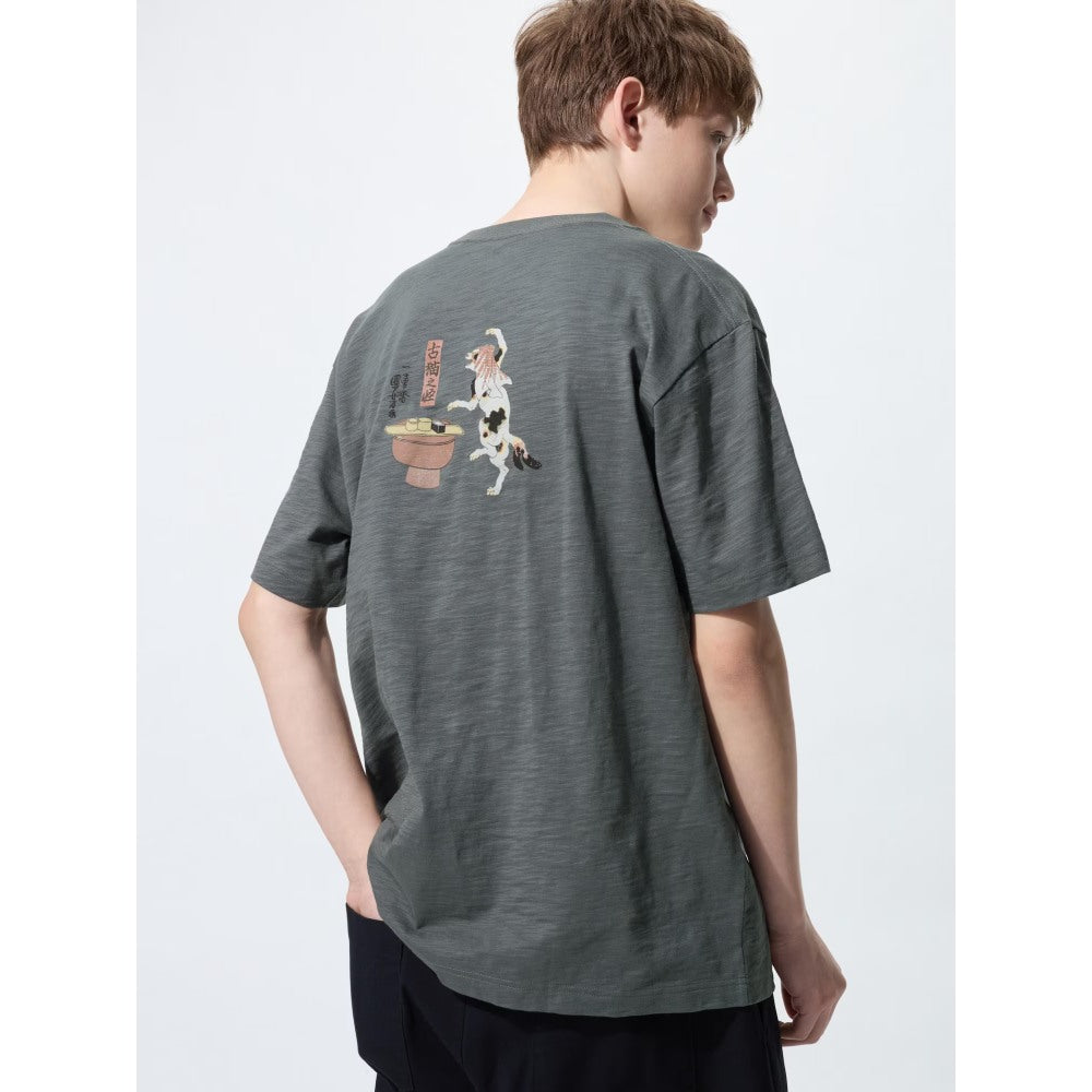 U Ukiyo-e Black UT 486146 Japan best brand