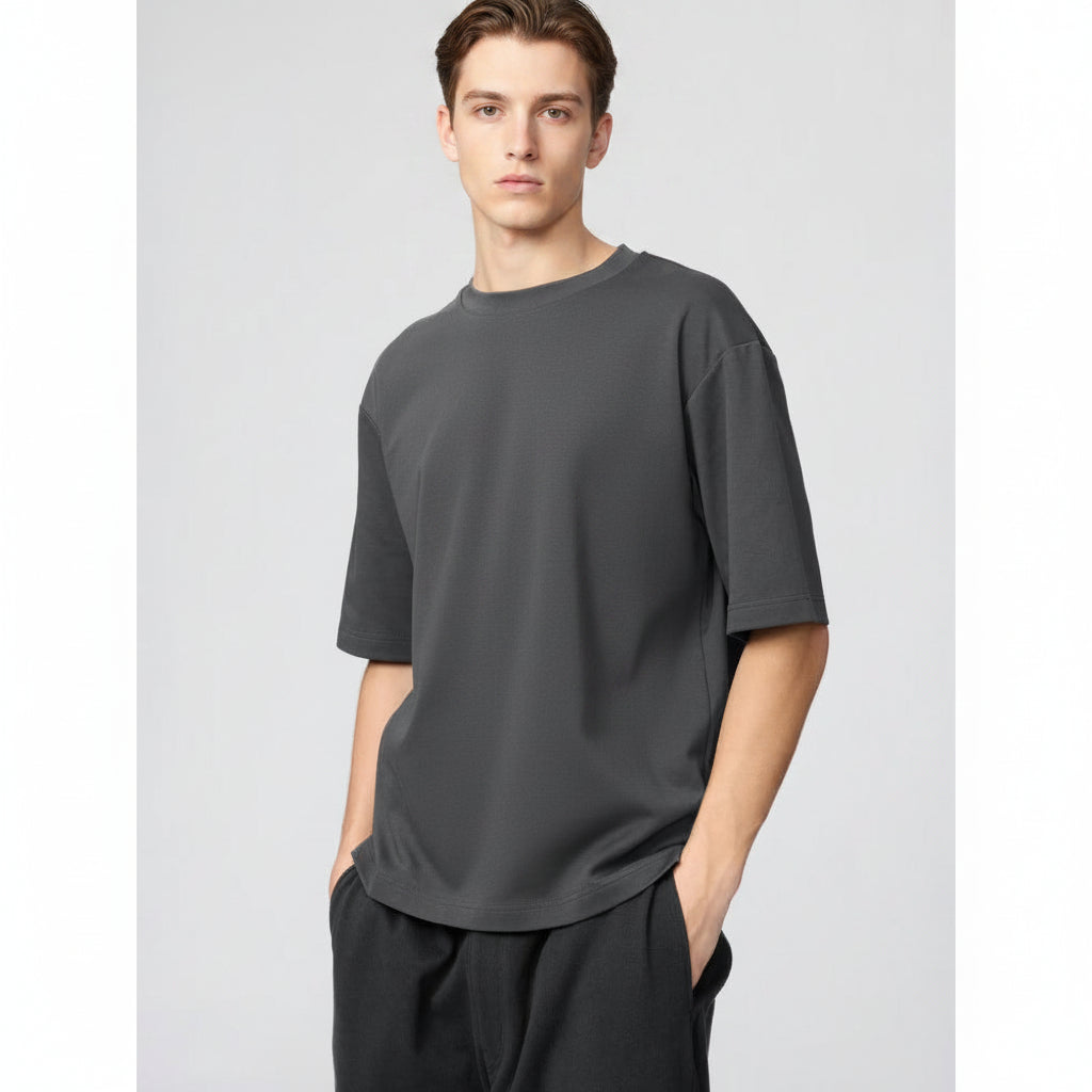 U Airism Cotton Oversized T-Shirt / 5-Sleeve 475355/482295 Japan best brand