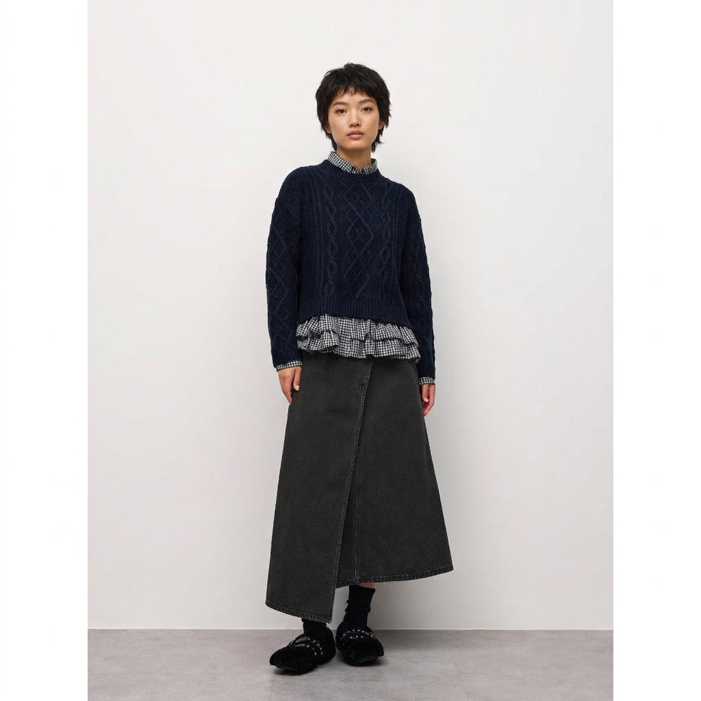 GU Denim Skirt by rokh 362043 Japan best brand 