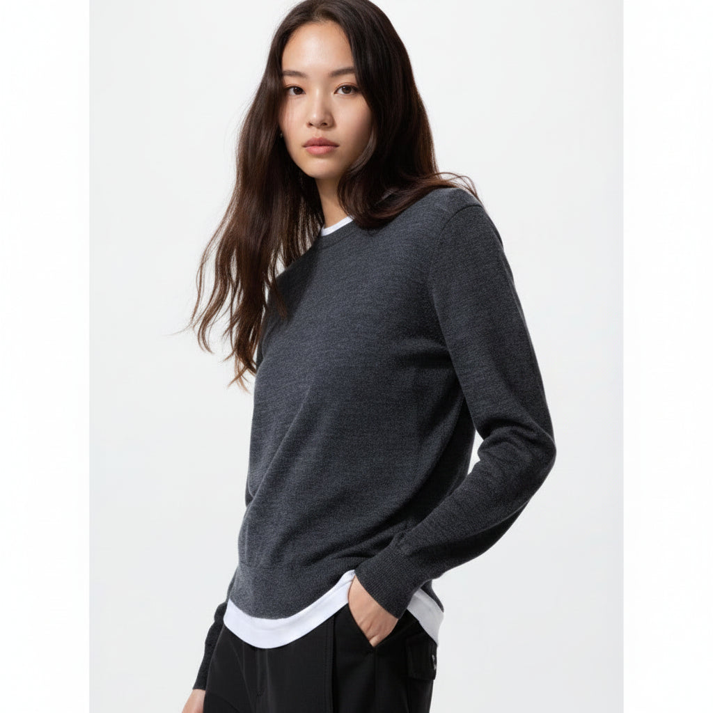 U Merino Crew Neck Sweater 478330 Japan best brand
