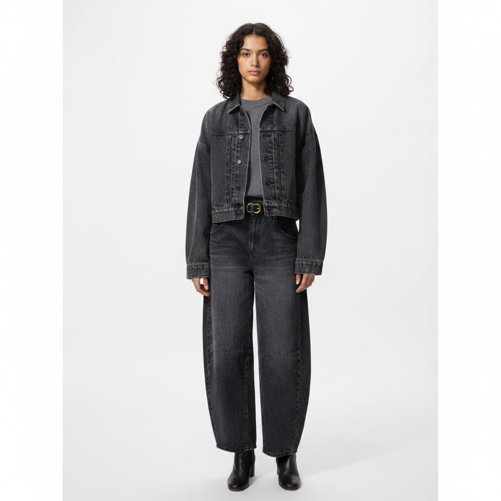 U Barrel Leg Jeans 480378 Japan best brand