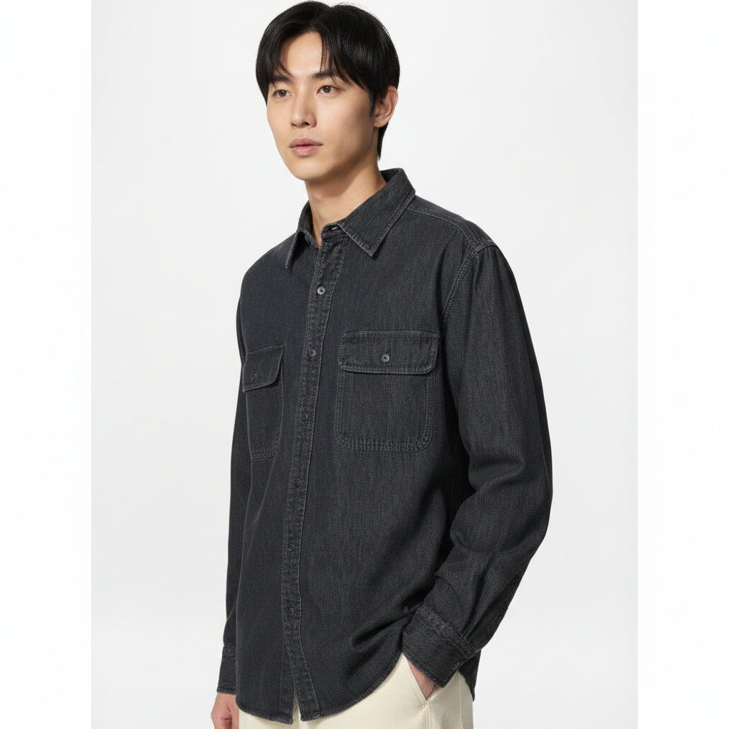 UniQlo Denim Shirt 486612 Japan best brand