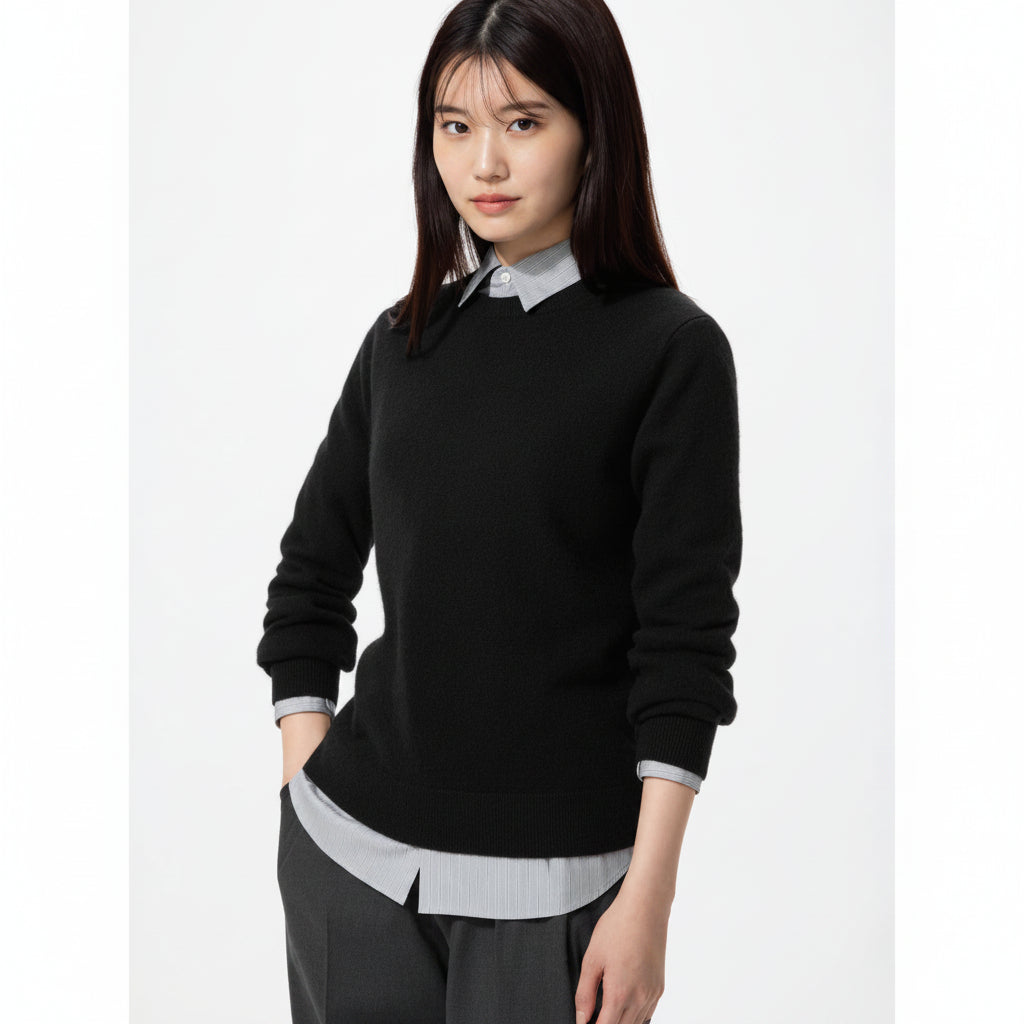 U Cashmere Crew Neck Sweater 485318 Japan best brand