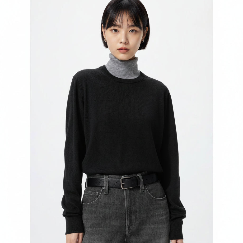 UniQlo Merino Crew Neck Sweater 478330 Japan best brand