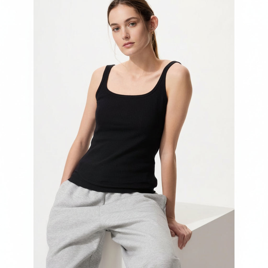 U Pointelle Tank Top 484227 japan best brand