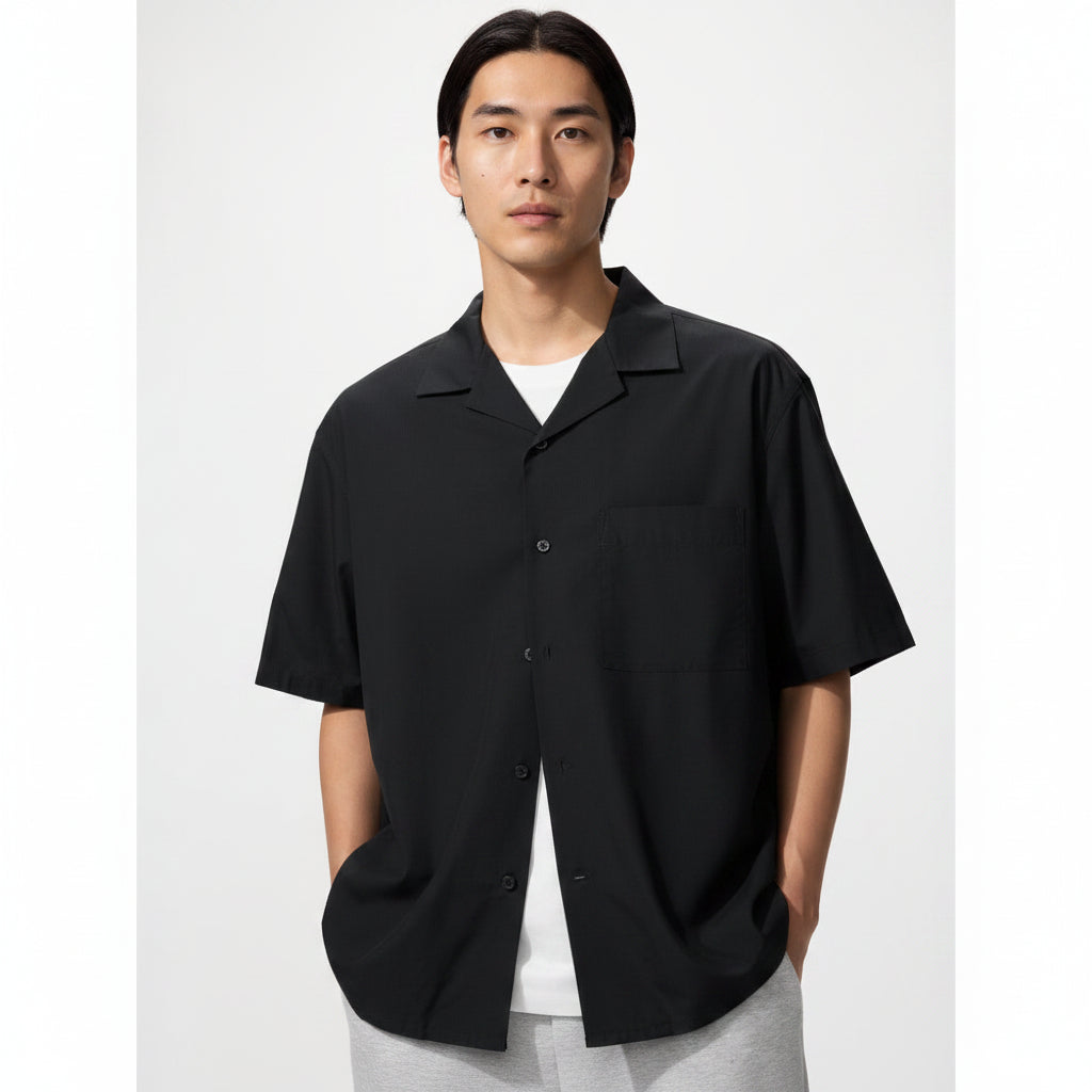 U Open Collar Shirt 487791  japan best brand