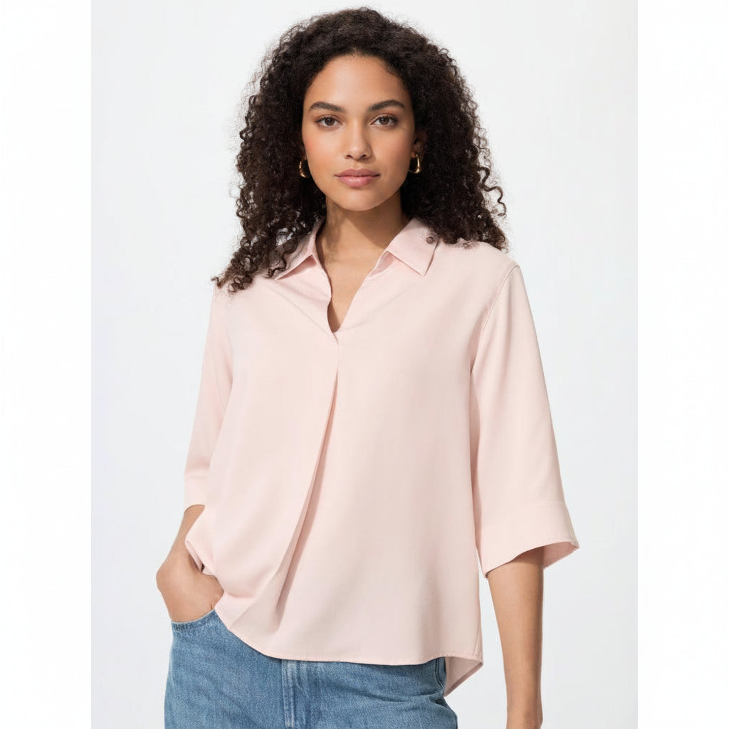 U Rayon Skipper Blouse (3/4 Sleeves) 482824 Japan best brand