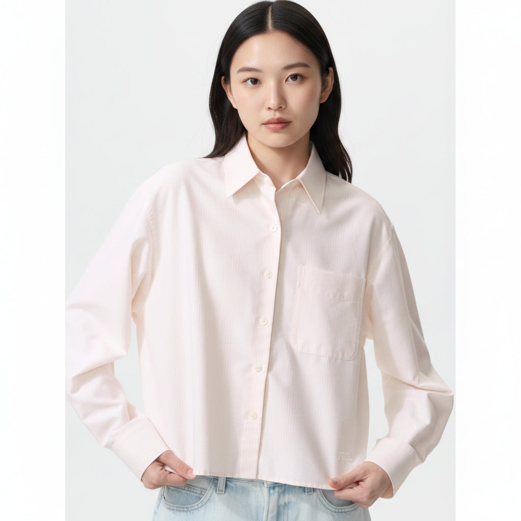 U Oxford Shirt / Stripe 485265 Japan best brand