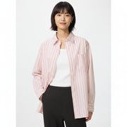 UniQlo Cotton Blend Shirt / Stripe 491501 Japan best brand