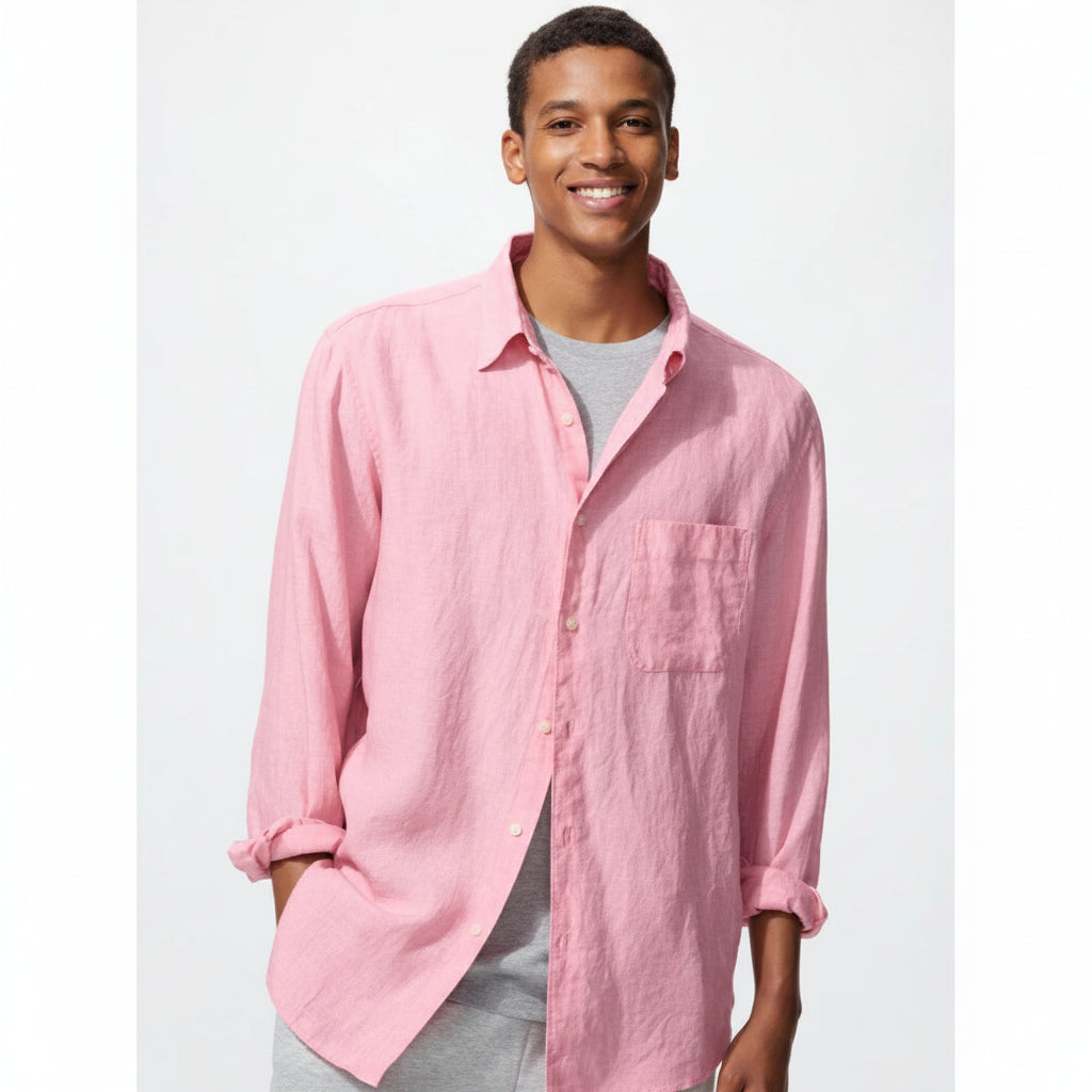U Premium Linen Shirt 482431 Japan Best Brand