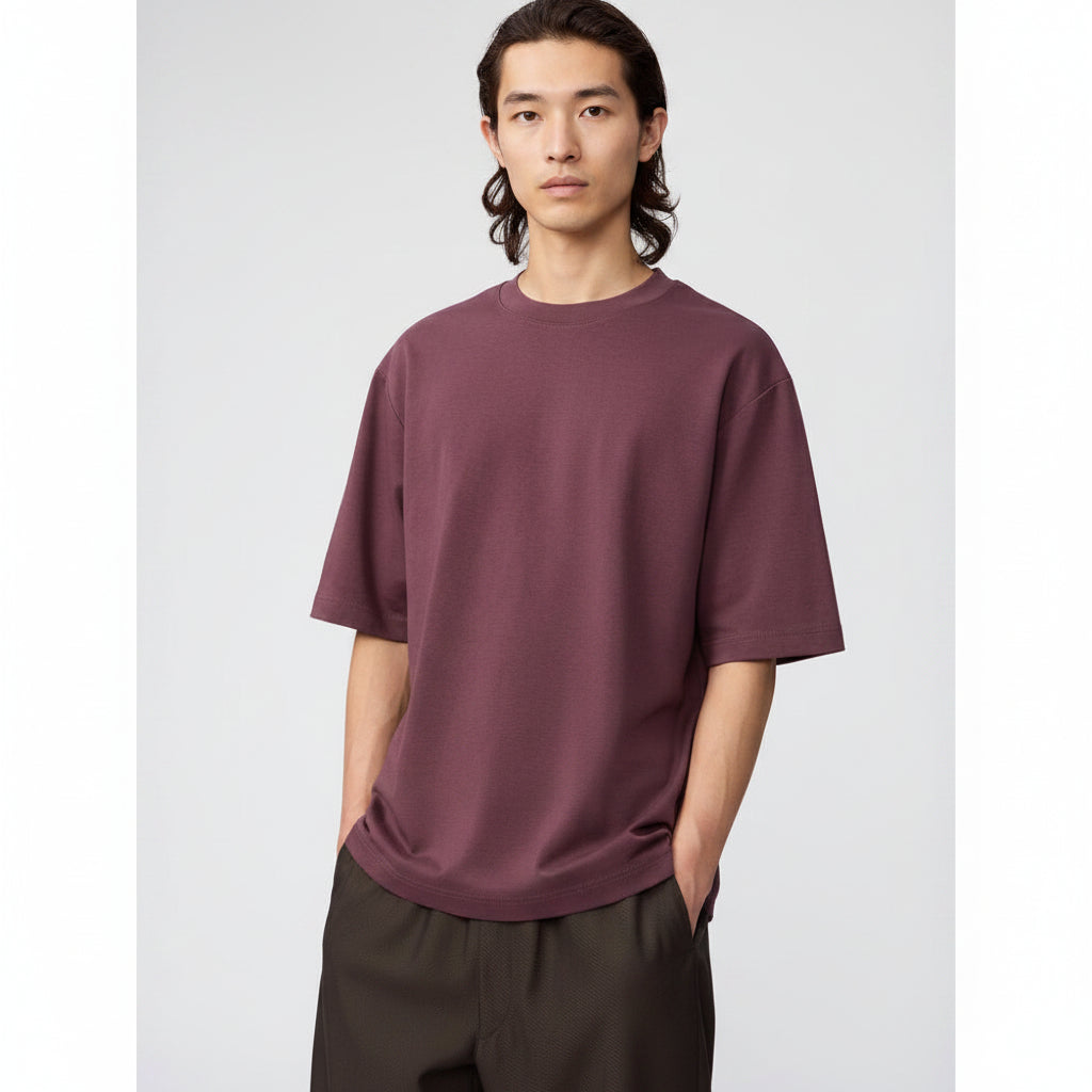 UniQlo Airism Cotton Oversized T-Shirt / 5-Sleeve 475355/482295 Japan best brand