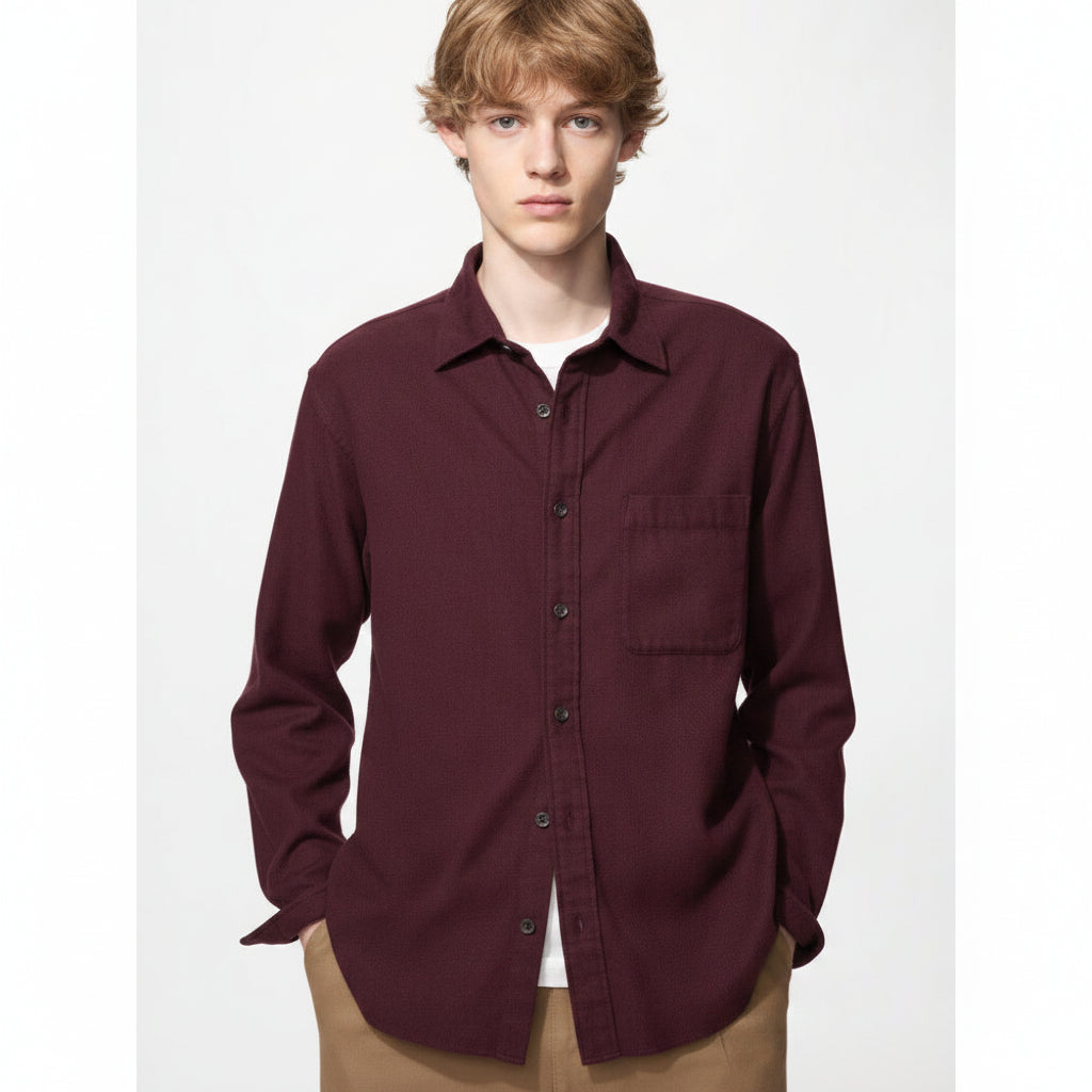 U Flannel Shirt / Heather 486600 Japan best brand